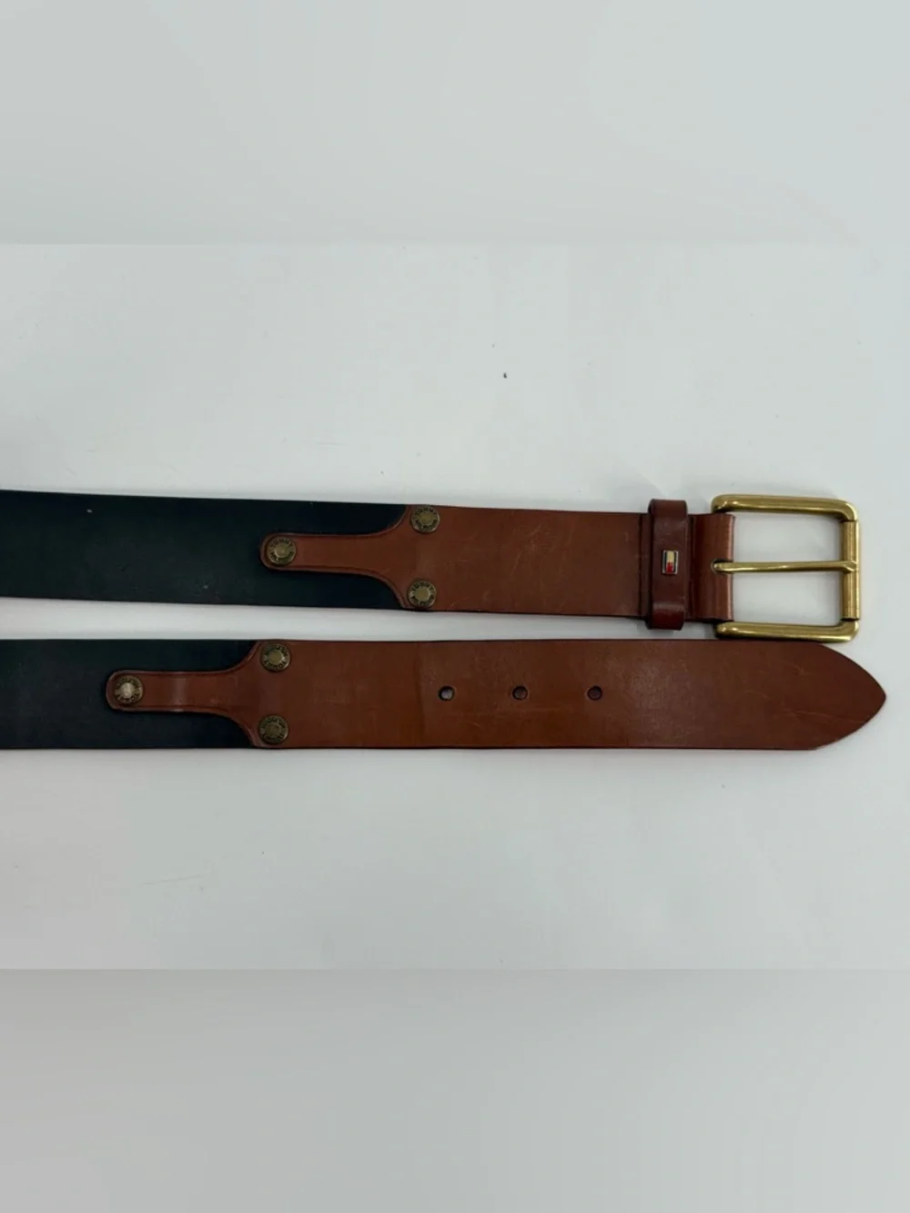 Tommy Hilfiger 2 Tone‎  Leather Belt L